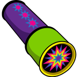 Colorful Kaleidoscope Drawing Pad for Creative Fun