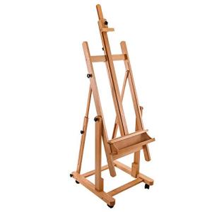 Extra Large Adjustable Wood H-Frame Easel