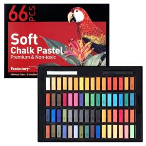 Fantastory Soft Chalk Pastels Set with Fluorescent Colors