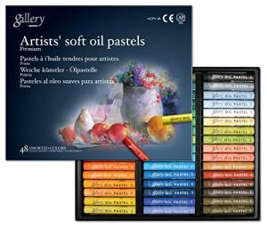 MUNGYO 48 Vibrant Blendable Soft Oil Pastels