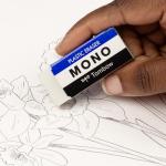 Tombow MONO Medium Eraser 3-Pack, White