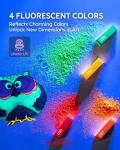 Fantastory Soft Chalk Pastels Set with Fluorescent Colors