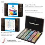 Vibrant 100-Color Square Soft Pastels Set