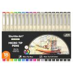 Shuttle Art 18-Pack Waterproof Micro-line Pens