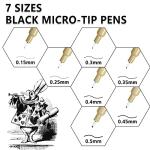 Shuttle Art 18-Pack Waterproof Micro-line Pens