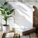 AETEXA 12-Pack 8x10 Inch Canvas Panels