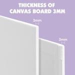 ESRICH 12x16 Inch Canvas Boards - 3 Pack