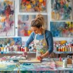 AETEXA 12-Pack 8x10 Inch Canvas Panels