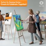 12-Pack 8x10 Inch Cotton Canvas Boards