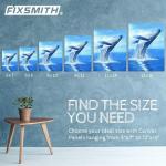 FIXSMITH 12-Pack 8x10 Inch Blank Canvas Panels