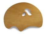 New Wave Grand View Handheld Wood Artist Palette
