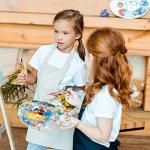 ZOEYES 20 Oval Oil Painting Palettes with Thumb Hole