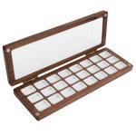 Portable Wooden Watercolor Palette with 24 Grids