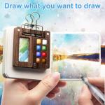 Tobios Mini Watercolor Travel Set with Sketchbook