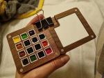 Mini Wooden Travel Paint Palette with Magnetic Lid