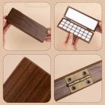 Portable Wooden Watercolor Palette with 24 Grids
