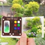 Tobios Mini Watercolor Travel Set with Sketchbook