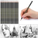 14-Piece Graphite Sketch Pencil Set for All Artists