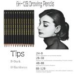 14-Piece Graphite Sketch Pencil Set for All Artists