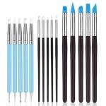 15-Piece Silicone Sculpting and Clay Tool Set