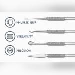 12-Piece Double-Ended Stainless Steel Wax Carver Set