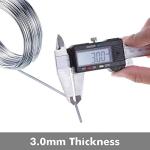 Anezus 9 Gauge Bendable Aluminum Craft Wire