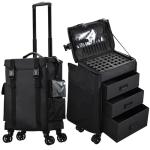 Stagiant 4-in-1 Rolling Makeup Organizer Case