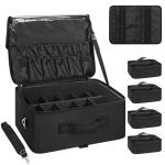 Extra Large Makeup Organizer Case with Dividers
