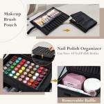 Stagiant 4-in-1 Rolling Makeup Organizer Case