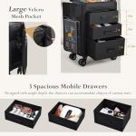 Stagiant 4-in-1 Rolling Makeup Organizer Case