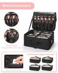Extra Large Makeup Organizer Case with Dividers