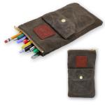 Earth & Fiber Waxed Canvas Artist Pouch