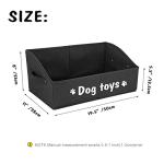 Collapsible Dog Toy Storage Basket with Handles