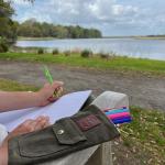 Earth & Fiber Waxed Canvas Artist Pouch