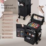 Stagiant 4-in-1 Rolling Makeup Organizer Case