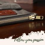 Earth & Fiber Waxed Canvas Artist Pouch