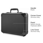 Evemodel 95-Hole Paint Bottle Organizer Suitcase