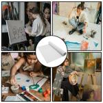 Heavyweight Primed Cotton Canvas Roll - 15.7" x 5.5 Yards