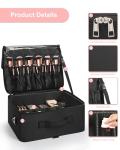 Extra Large Makeup Organizer Case with Dividers