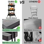 Rolling Metal Utility Cart for Home & Office