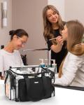 Extra Large Clear Makeup Artist Bag with Dividers
