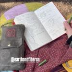 Earth & Fiber Waxed Canvas Artist Pouch