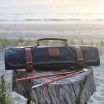 Waxed Canvas Paint Brush Holder - Art Storage Roll