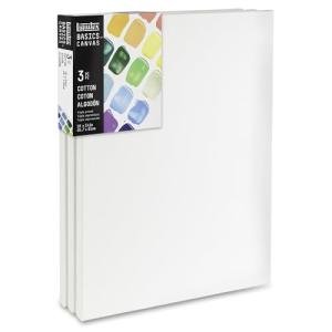 Liquitex BASICS 3-Pack 18" x 24" Canvases