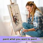 Inburit 16-Pack Blank Primed Stretched Canvases