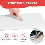 Simetufy 11x14 Inch Stretched Canvas, 10 Pack