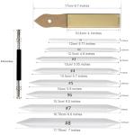 46-Piece Blending Stumps and Tortillions Set