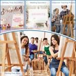 ESRICH 9x12 Inch Canvas Set for Painting 3-Pack