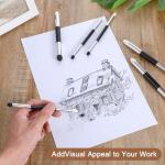 6 Pack Dual Tip Blending Sponges for Artists