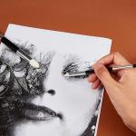 Double-Ended Blending Sponge Pen Set for Artists